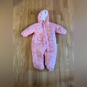 WEATHERPROOF GIRLS SNOWSUIT SIZE 6/9MO MINT
